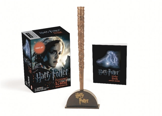 Harry Potter Hermione's Wand with Sticker Kit : Lights Up!-9780762459322
