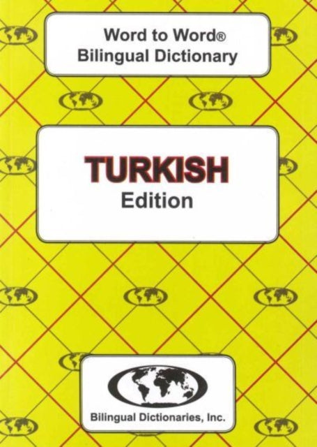 English-Turkish & Turkish-English Word-to-Word Dictionary-9780933146952