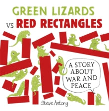 Green Lizards Vs Red Triangles signed by Steve Antony